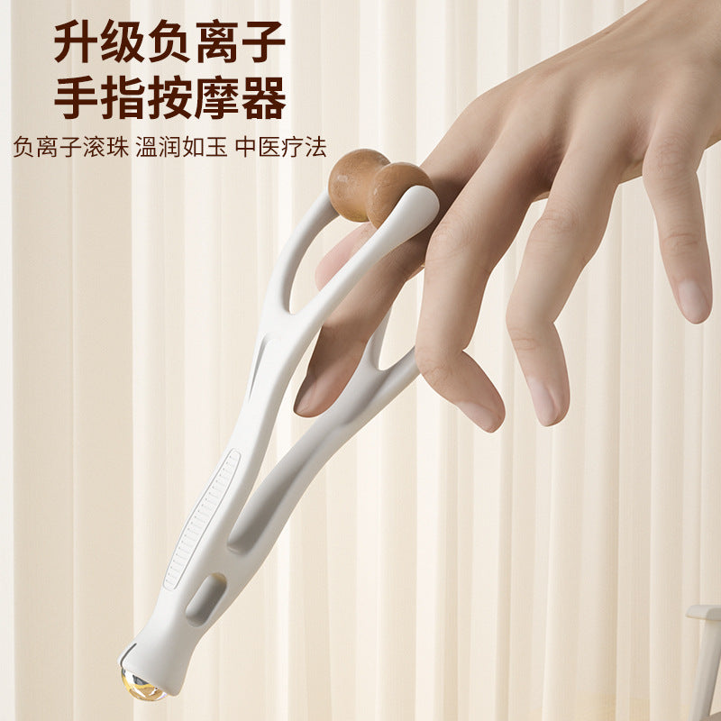Upgraded Natural Stone Finger Massager For Acupoint Tapping And Slimming Finger Stone Massage Clip Slimming Hand Tool