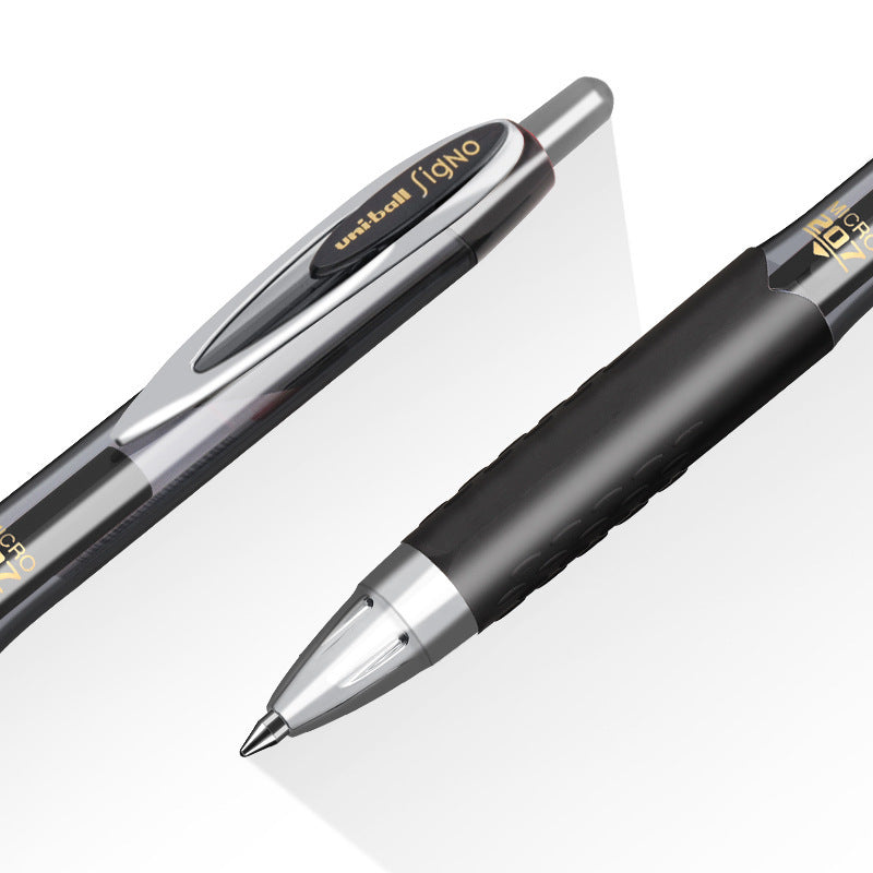 Japan Uni Mitsubishi UMN207 Student Push Gel Pen 0.5mm Glue Grip Business Office Red Blue Black Signature Pen