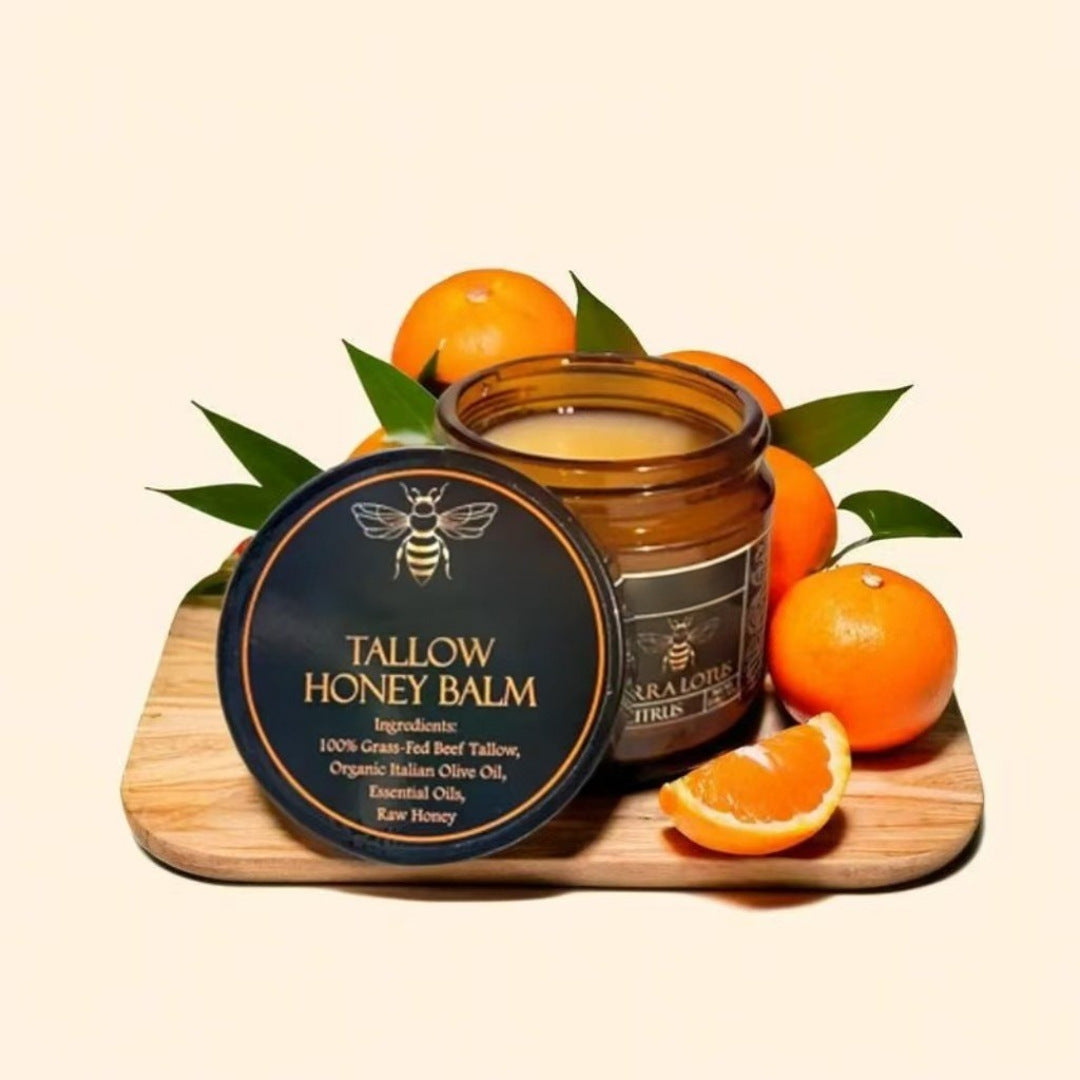 Honey Beef Tallow Cream Skincare Products Full English Export Grass-Fed Beef Tallow Olive Oil